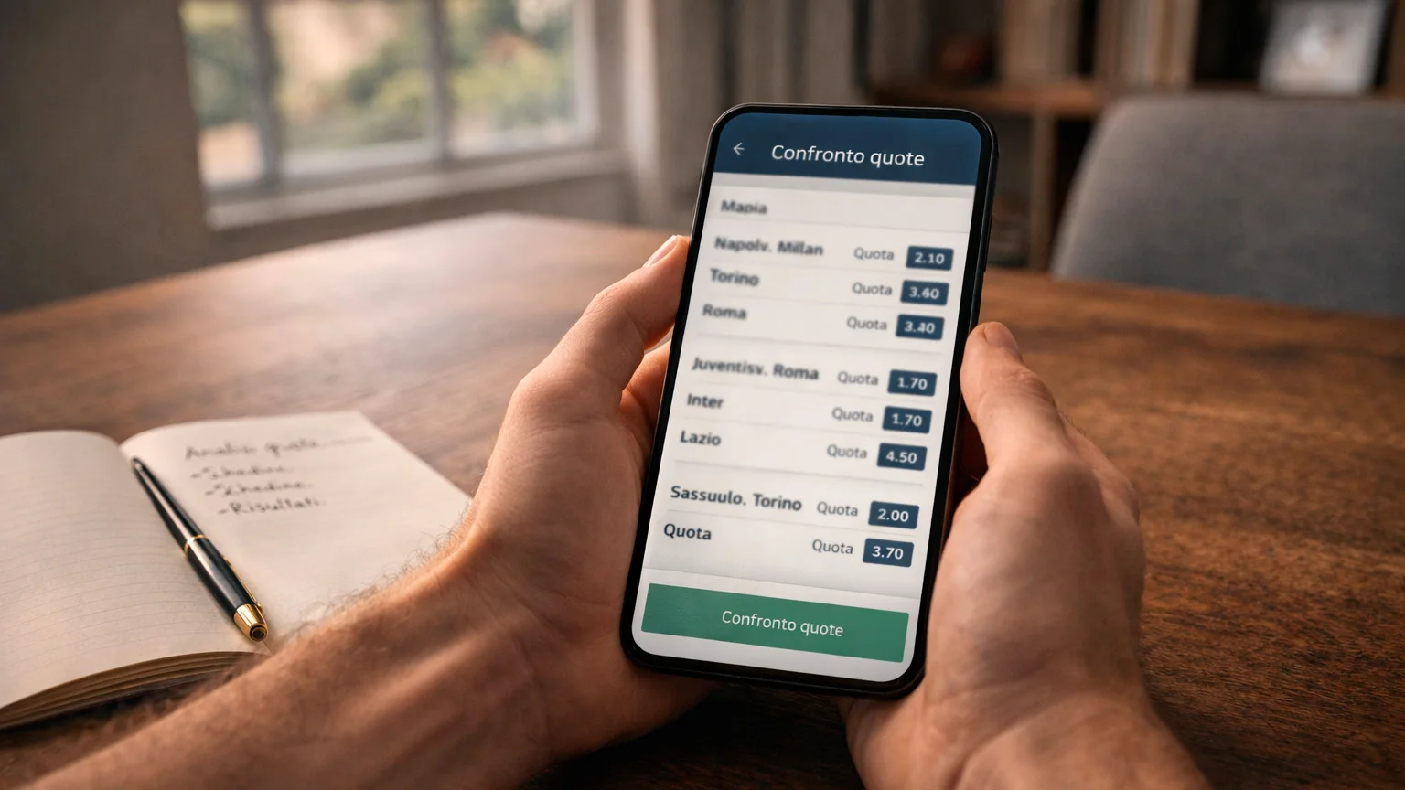 Analisi delle quote nelle scommesse calcio