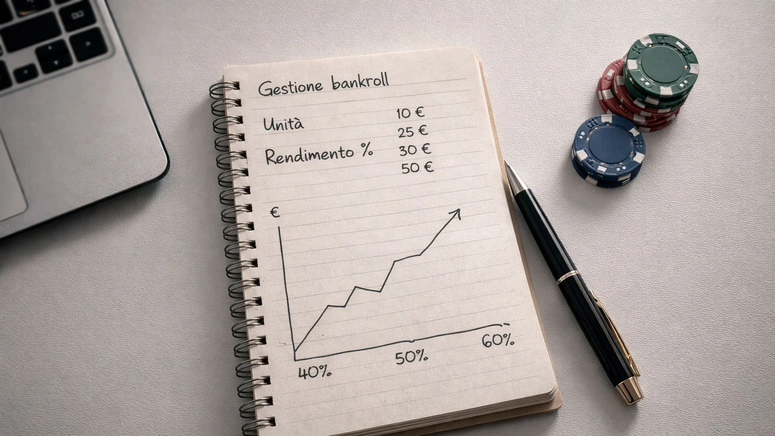 Gestione del bankroll nelle scommesse sportive