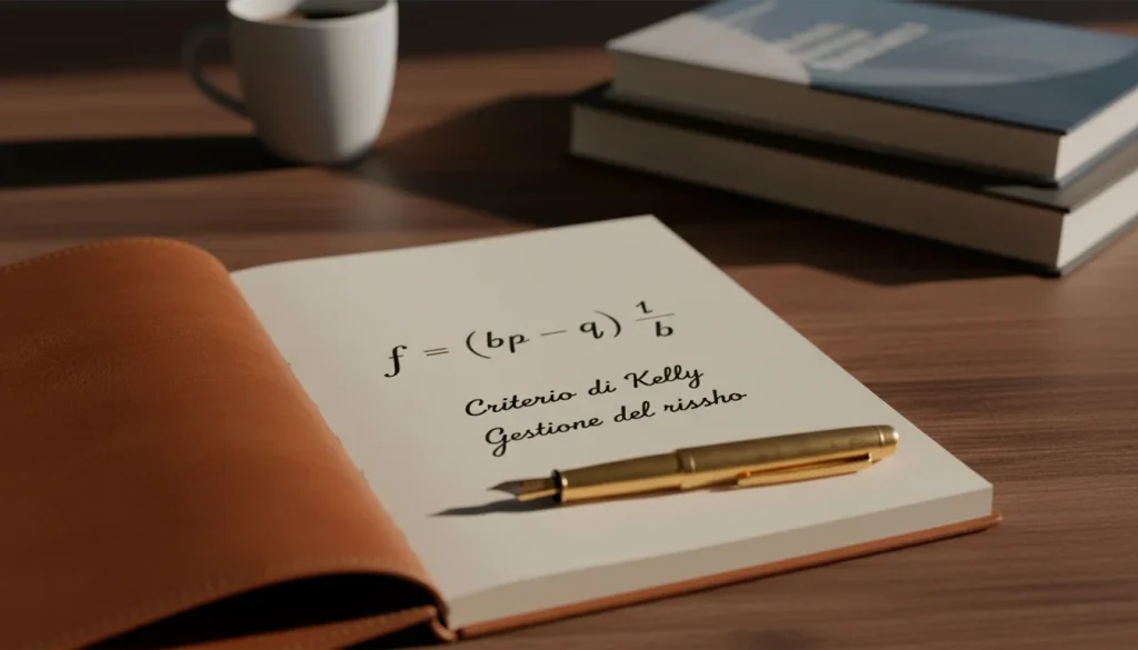 Criterio di Kelly per scommesse sportive con formula