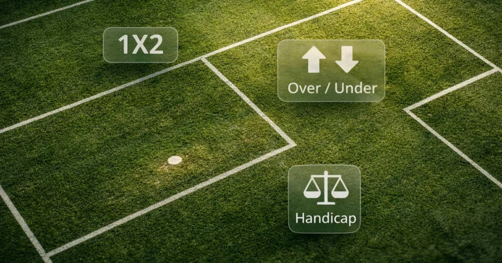 Tipi di scommesse calcio e mercati